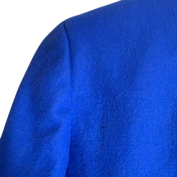 J.Crew Cobalt Blue Wool Blend Peacoat Size 8 - Picture 10 of 12